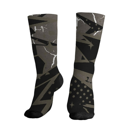 Cave-Stone-4s-NastyJamz-Socks-Match-Pain-Into-Power-All-Over-Print