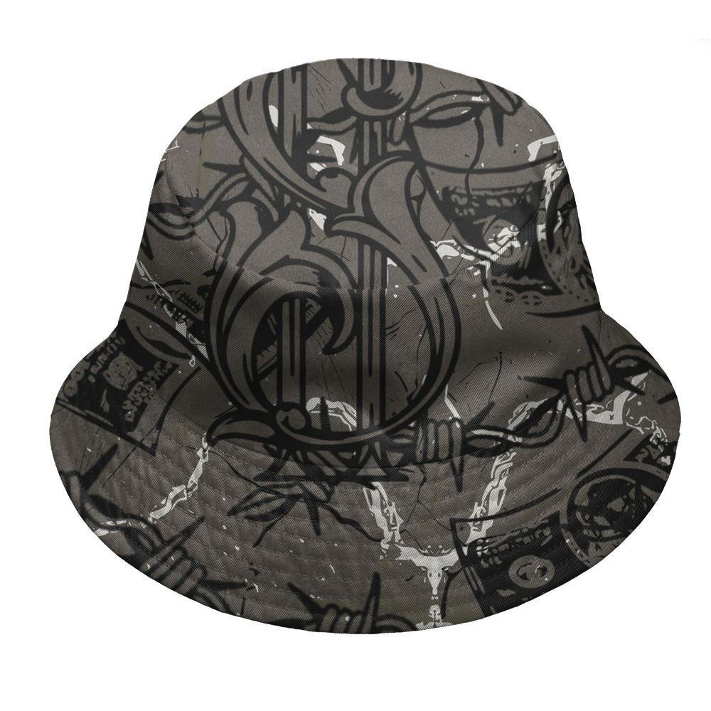 Cave-Stone-4s-NastyJamz-Bucket-Hat-Match-Tough-People-Never-Fall-All-Over-Print