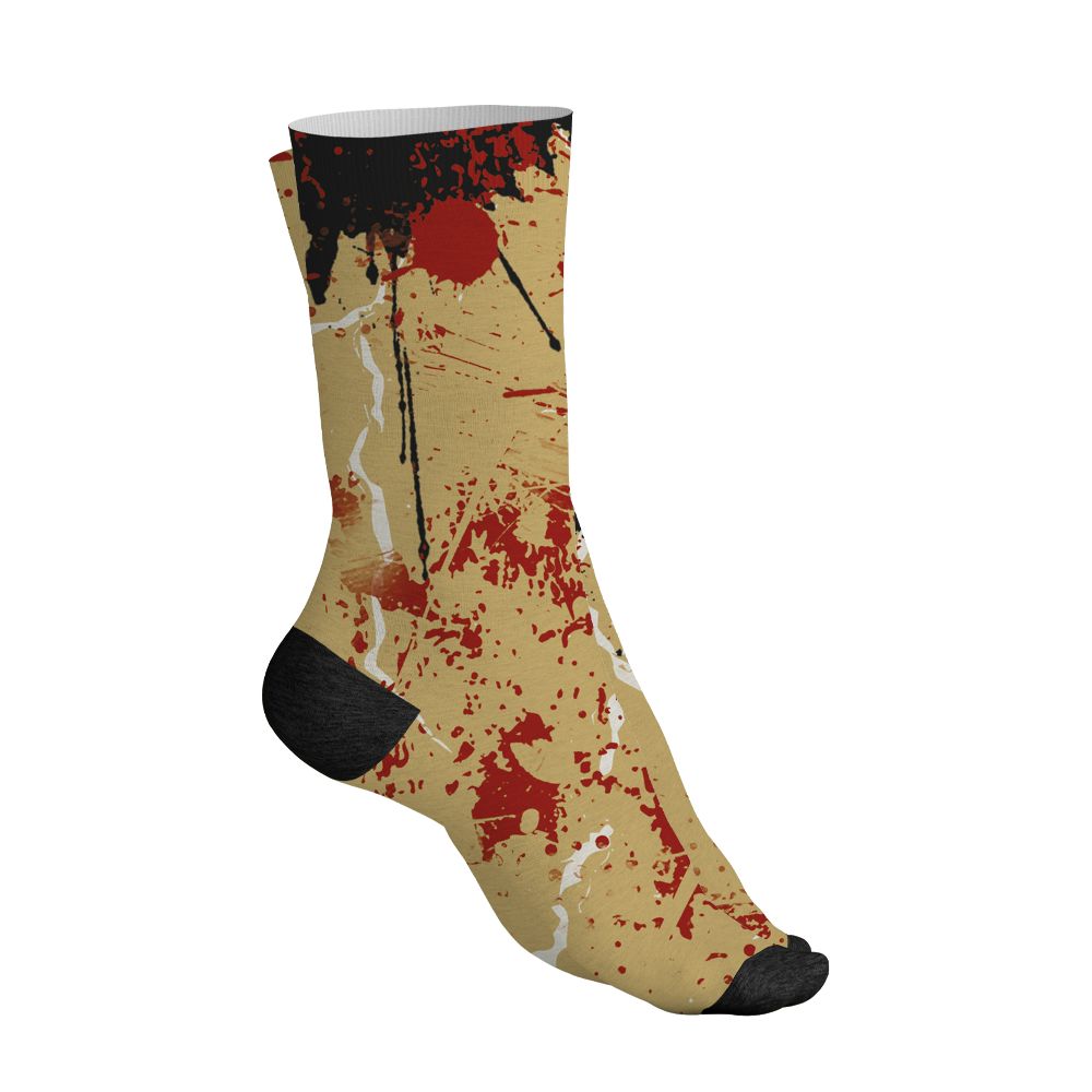 Pizza-4s-NastyJamz-Socks-Match-Hustle-Move-In-Silence-All-Over-Print
