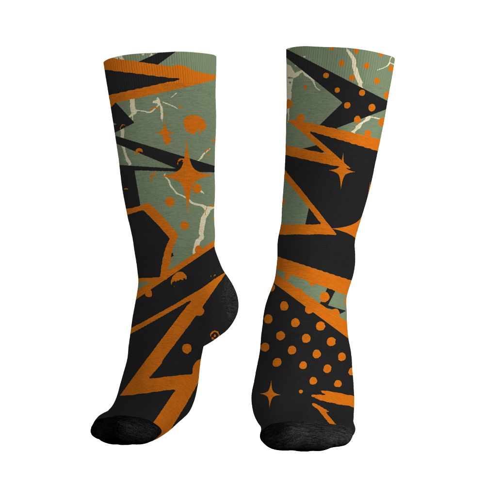 Undefeated-4s-NastyJamz-Socks-Match-Pain-Into-Power-All-Over-Print
