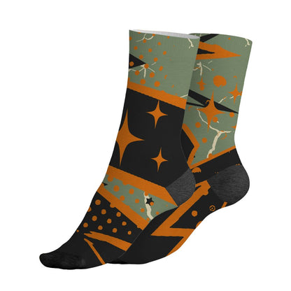 Undefeated-4s-NastyJamz-Socks-Match-Pain-Into-Power-All-Over-Print