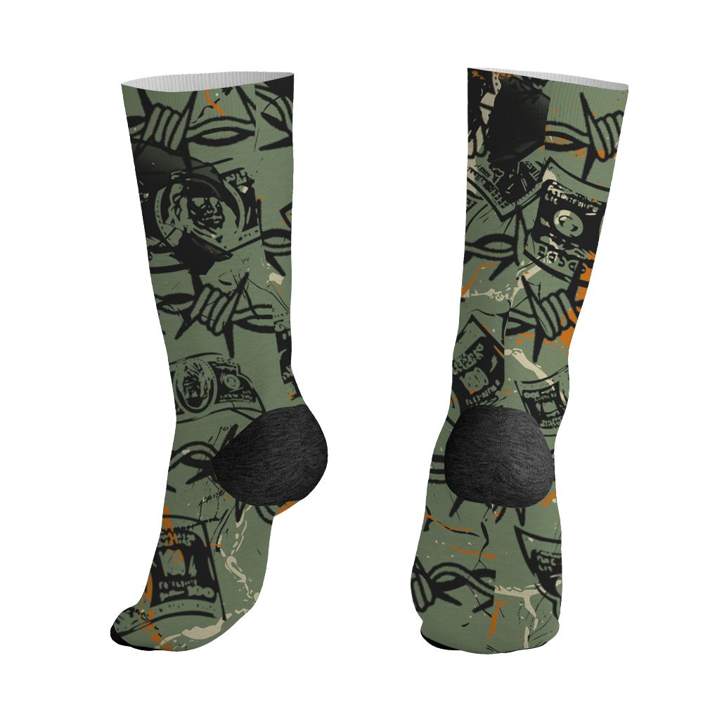 Undefeated-4s-NastyJamz-Socks-Match-Tough-People-Never-Fall-All-Over-Print