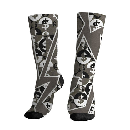 Cave-Stone-4s-NastyJamz-Socks-Match-My-Mind-On-My-Money-BER-All-Over-Print