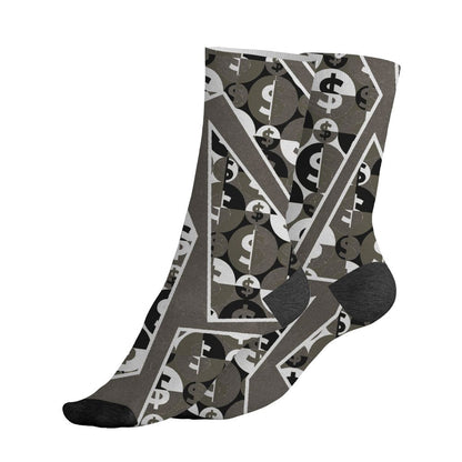 Cave-Stone-4s-NastyJamz-Socks-Match-My-Mind-On-My-Money-BER-All-Over-Print