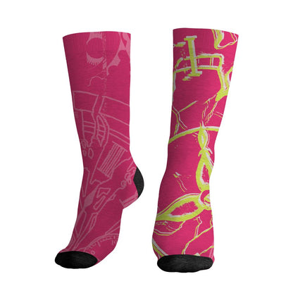 GF-7-Live-Wire-NastyJamz-Socks-Match-Pattern-Broken-Time-All-Over-Print