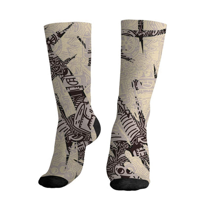 While-You-Were-Sleeping-4s-NastyJamz-Socks-Match-Back-To-School-Pattern-All-Over-Print