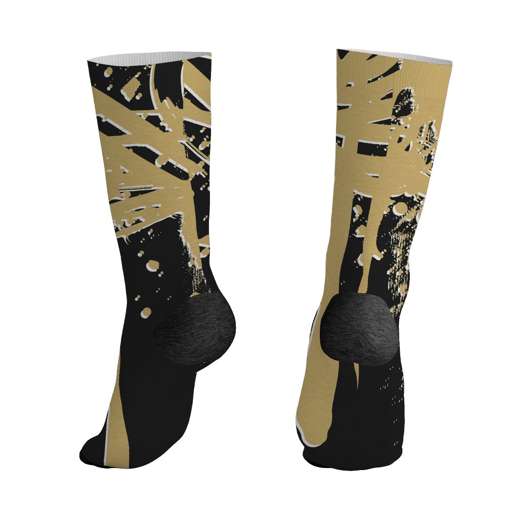 Pizza-4s-NastyJamz-Socks-Match-Drip-2-Hard-All-Over-Print