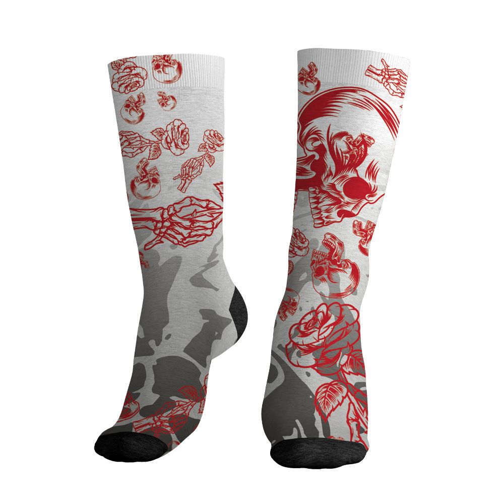 Fire-Red-5s-NastyJamz-Socks-Match-Skulls-Pattern-All-Over-Print