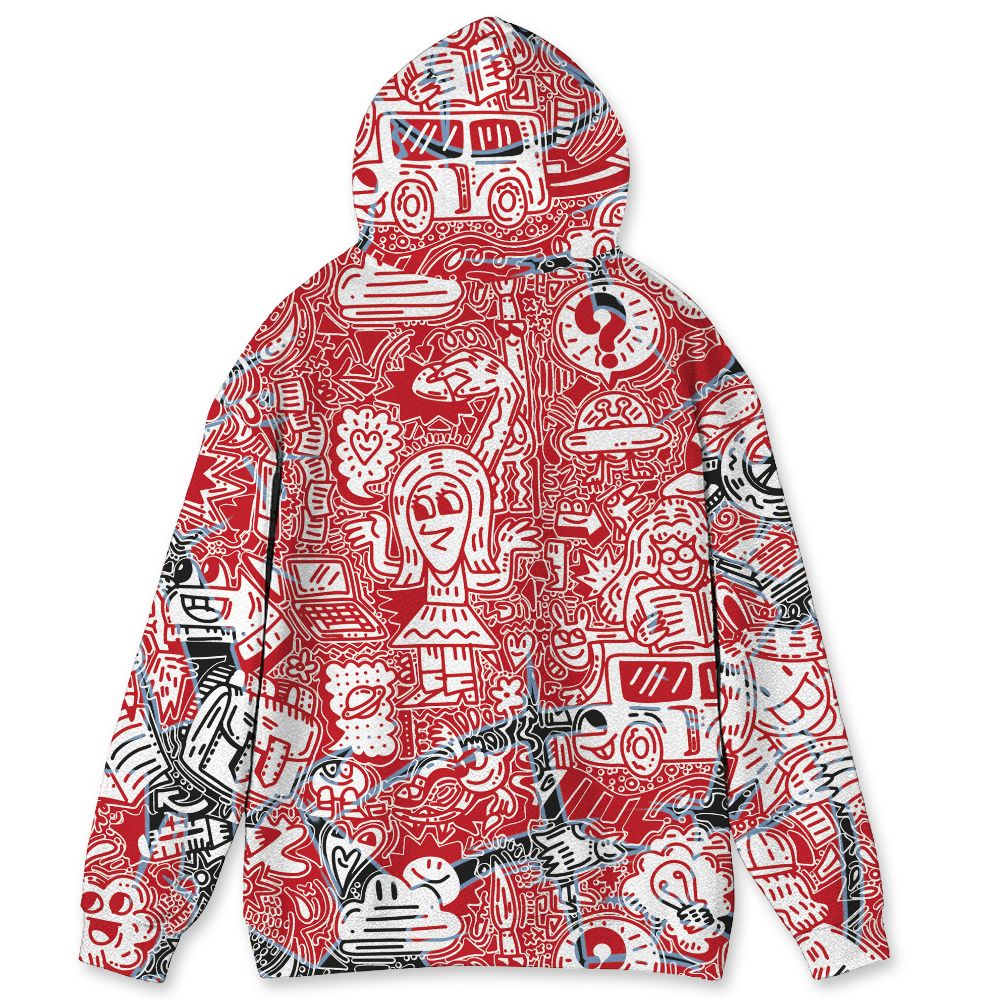 Fire-Red-5s-NastyJamz-Hoodie-Match-Back-To-School-Pattern-All-Over-Print