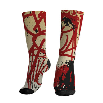 Pizza-4s-NastyJamz-Socks-Match-Its-The-Kicks-All-Over-Print