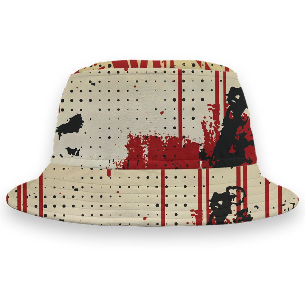 Pizza-4s-NastyJamz-Bucket-Hat-Match-Its-The-Kicks-All-Over-Print