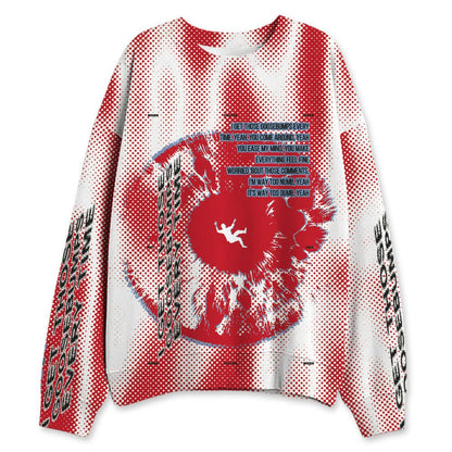 Fire-Red-5s-NastyJamz-Sweatshirt-Match-Pattern-Goosebumps-Vibe-All-Over-Print
