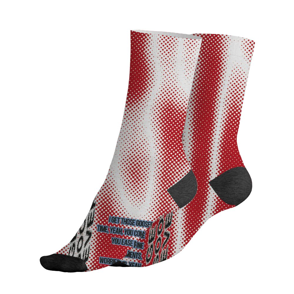 Fire-Red-5s-NastyJamz-Socks-Match-Pattern-Goosebumps-Vibe-All-Over-Print