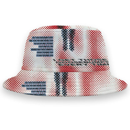 Fire-Red-5s-NastyJamz-Bucket-Hat-Match-Pattern-Goosebumps-Vibe-All-Over-Print