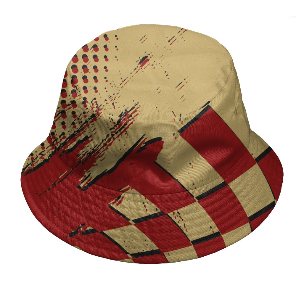 Pizza-4s-NastyJamz-Bucket-Hat-Match-Kream-Sneaker-All-Over-Print