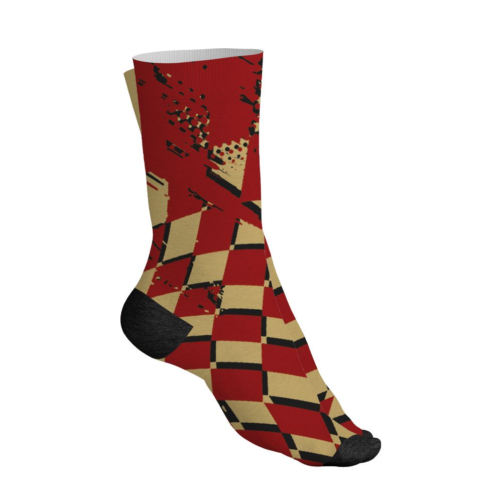 Pizza-4s-NastyJamz-Socks-Match-Kream-Sneaker-All-Over-Print