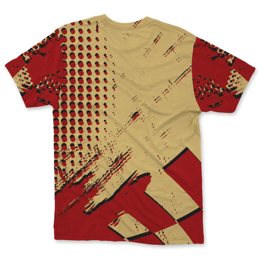 Pizza-4s-NastyJamz-T-Shirt-Match-Kream-Sneaker-All-Over-Print