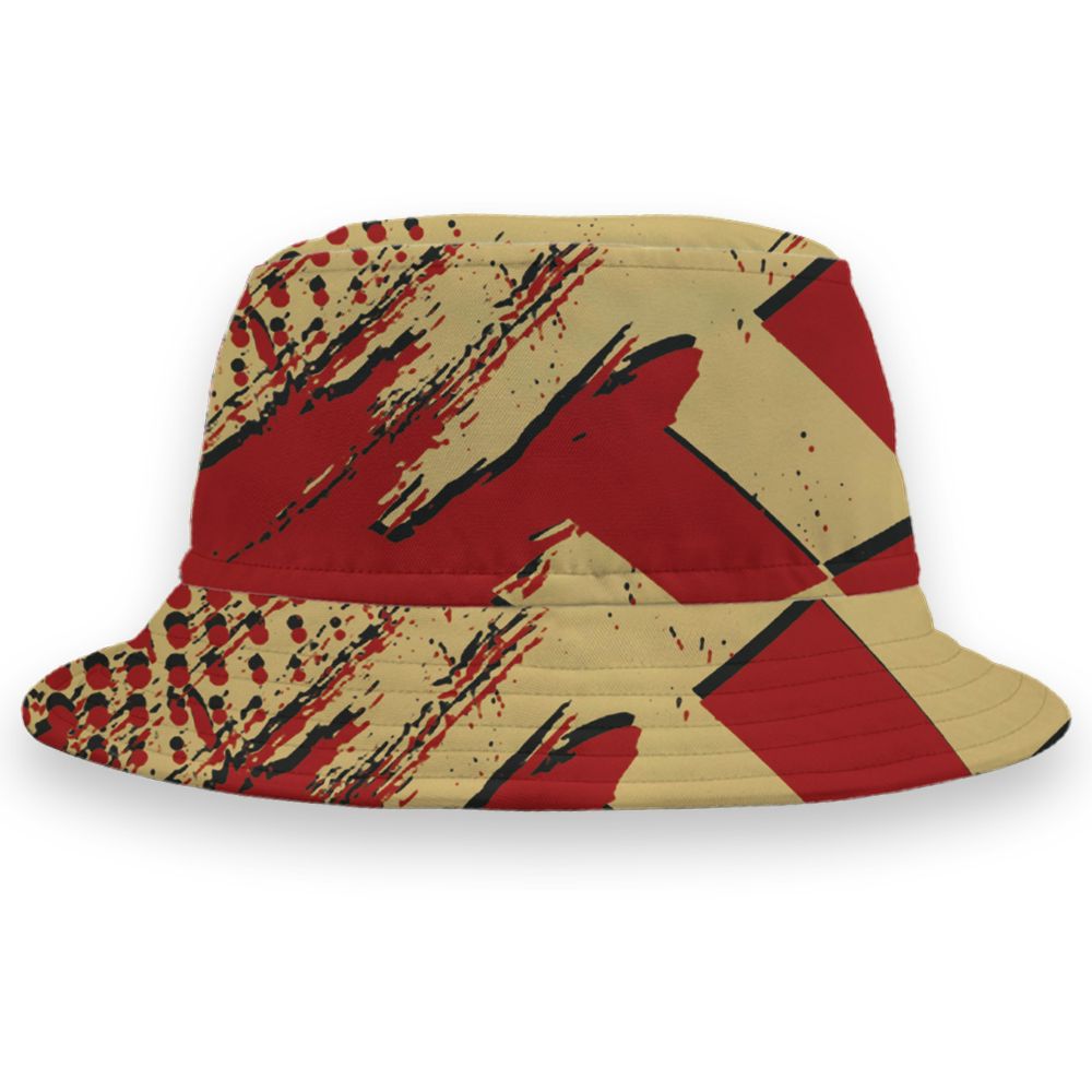 Pizza-4s-NastyJamz-Bucket-Hat-Match-Kream-Sneaker-All-Over-Print