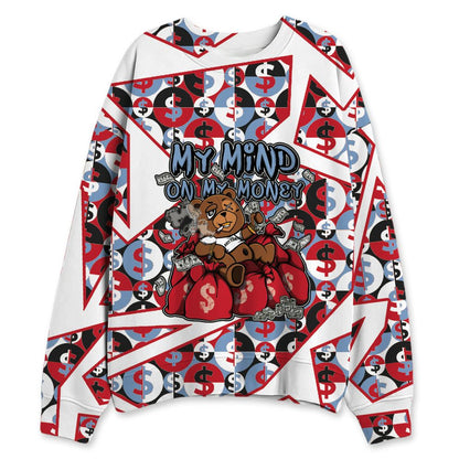 Fire-Red-5s-NastyJamz-Sweatshirt-Match-My-Mind-On-My-Money-BER-All-Over-Print