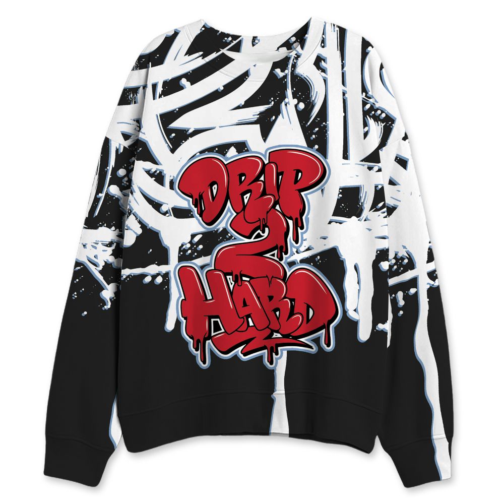 Fire-Red-5s-NastyJamz-Sweatshirt-Match-Drip-2-Hard-All-Over-Print