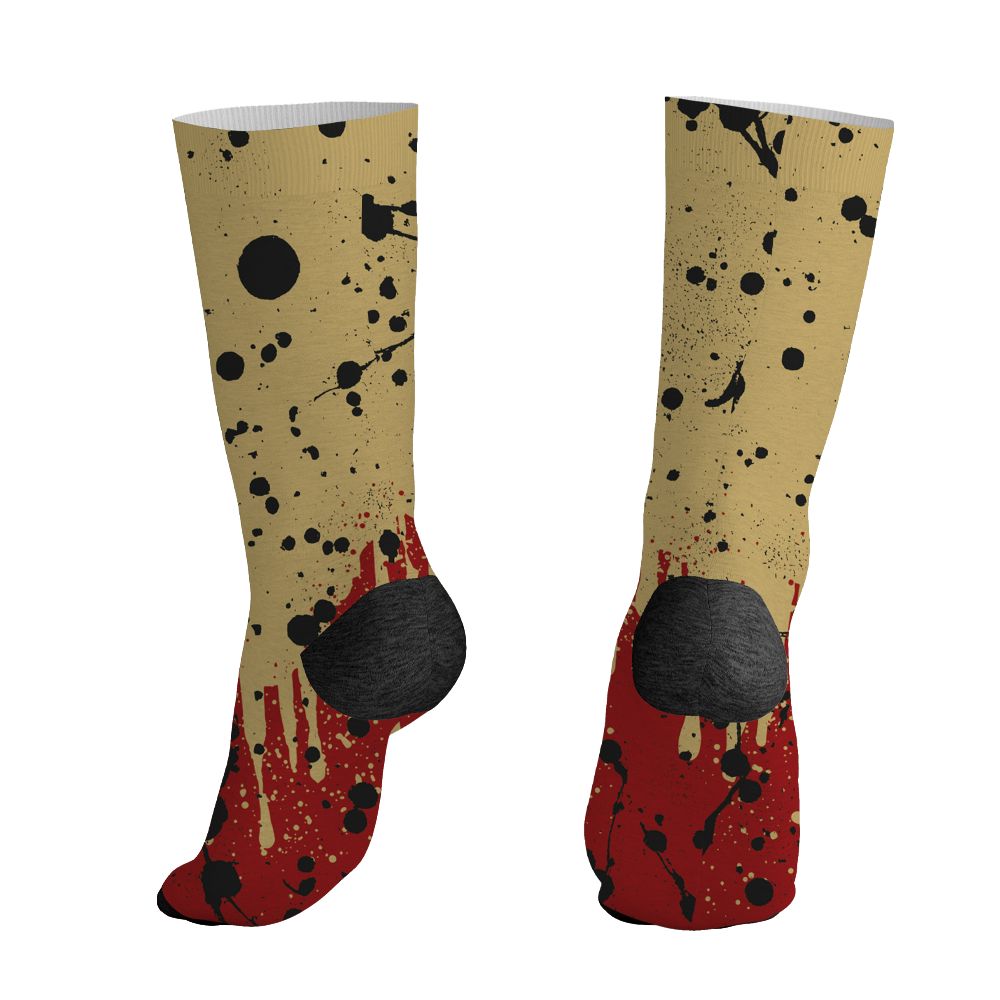 Pizza-4s-NastyJamz-Socks-Match-Good-Things-All-Over-Print