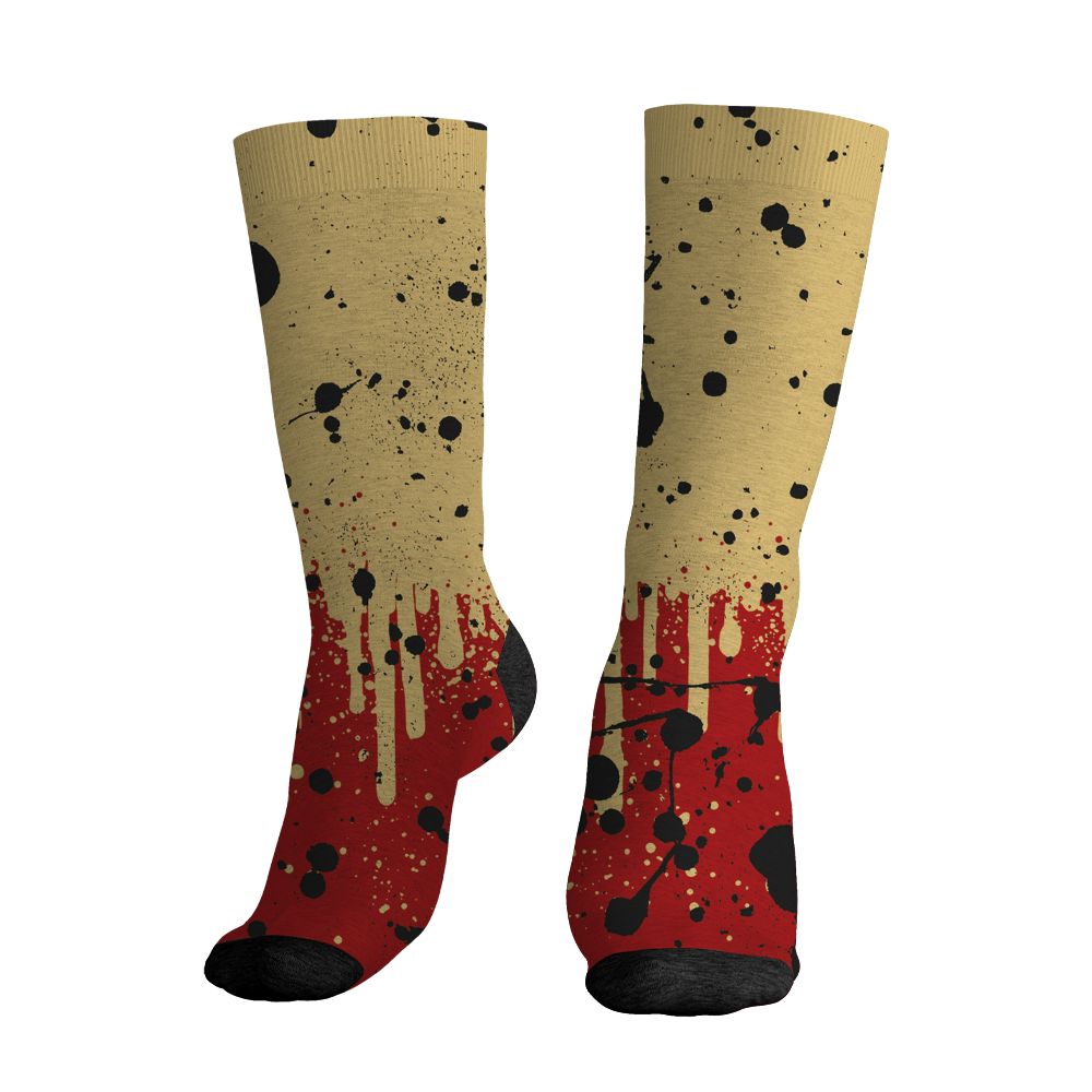 Pizza-4s-NastyJamz-Socks-Match-Good-Things-All-Over-Print