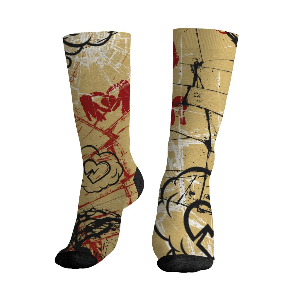 Pizza-4s-NastyJamz-Socks-Match-BER-Broken-Beats-All-Over-Print