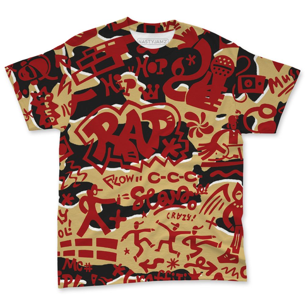 Pizza-4s-NastyJamz-T-Shirt-Match-Pattern-Rap-Streetwear-All-Over-Print