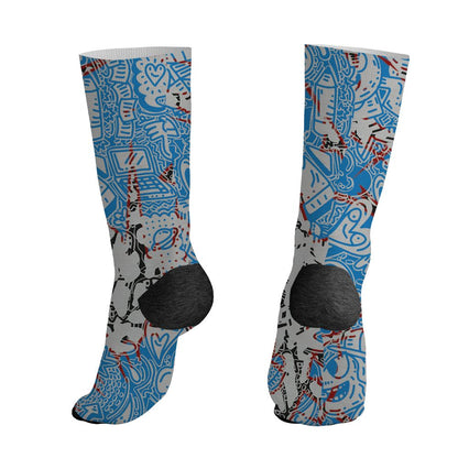 Spizike-Bordeaux-NastyJamz-Socks-Match-Back-To-School-Pattern-All-Over-Print