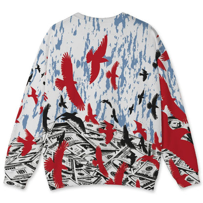 Fire-Red-5s-NastyJamz-Sweatshirt-Match-Move-In-Silence-Money-All-Over-Print