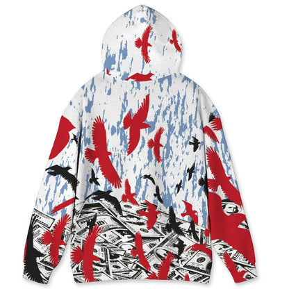 Fire-Red-5s-NastyJamz-Hoodie-Match-Move-In-Silence-Money-All-Over-Print