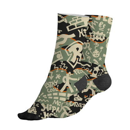 Undefeated-4s-NastyJamz-Socks-Match-Pattern-Rap-Streetwear-All-Over-Print