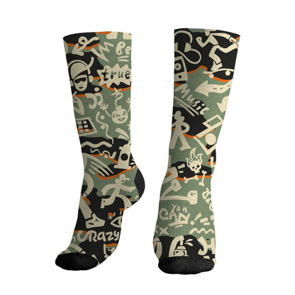 Undefeated-4s-NastyJamz-Socks-Match-Pattern-Rap-Streetwear-All-Over-Print