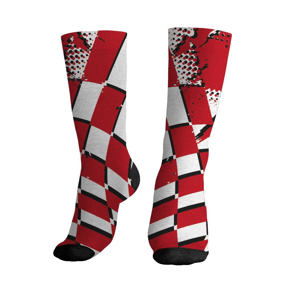 Fire-Red-5s-NastyJamz-Socks-Match-Kream-Sneaker-All-Over-Print