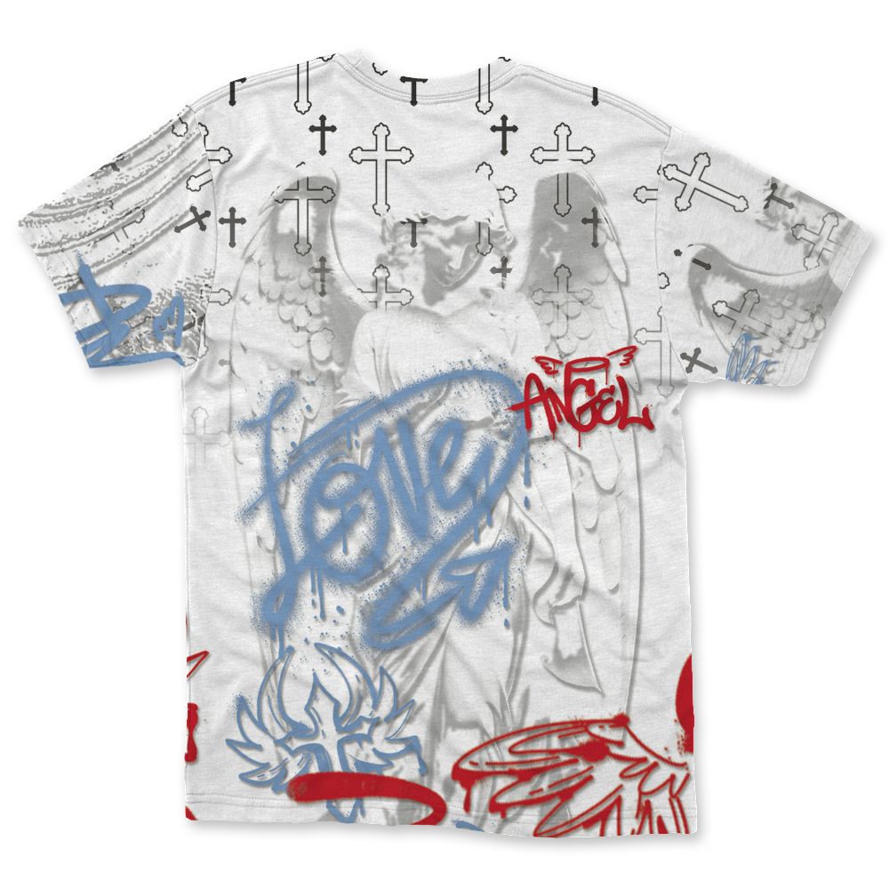 Fire-Red-5s-NastyJamz-T-Shirt-Match-Pattern-Angel-All-Over-Print