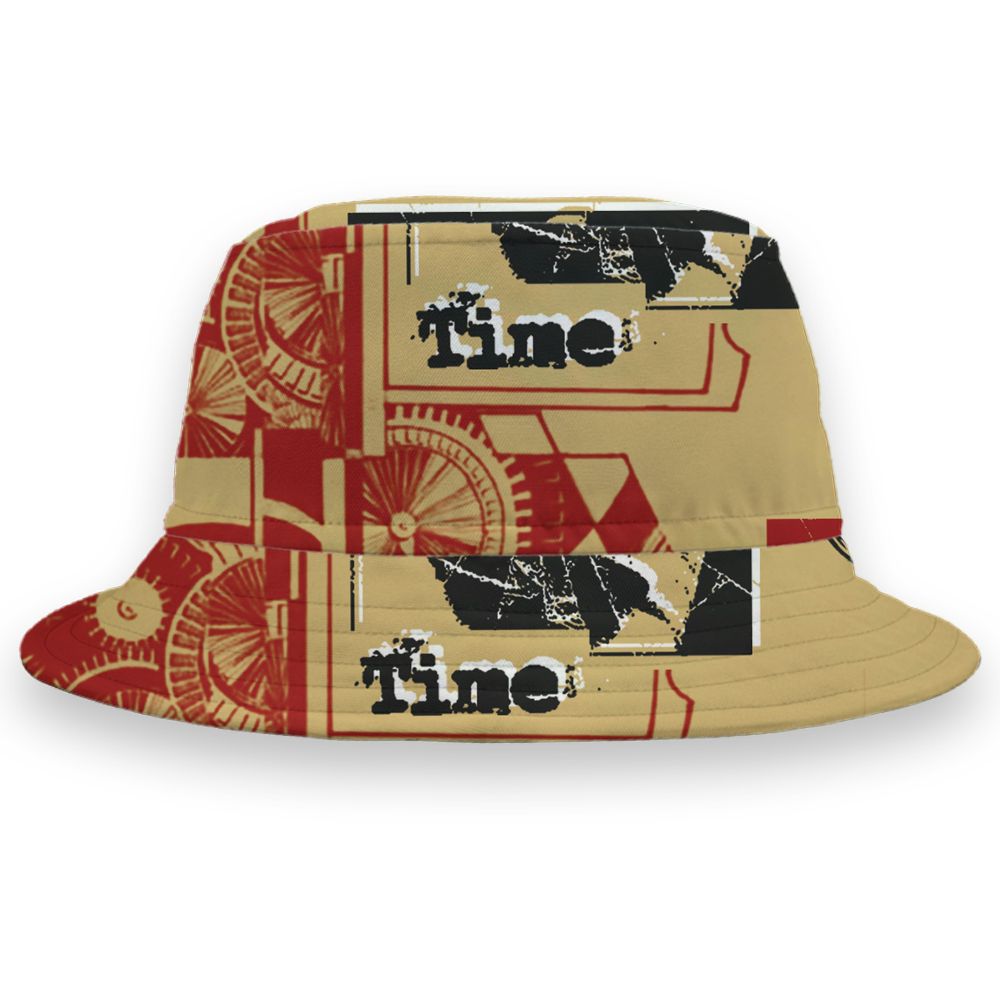 Pizza-4s-NastyJamz-Bucket-Hat-Match-Pattern-Broken-Time-All-Over-Print