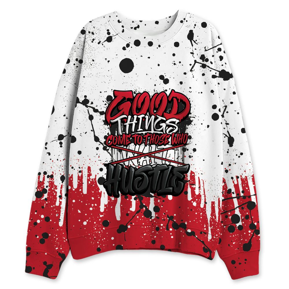 Fire-Red-5s-NastyJamz-Sweatshirt-Match-Good-Things-All-Over-Print