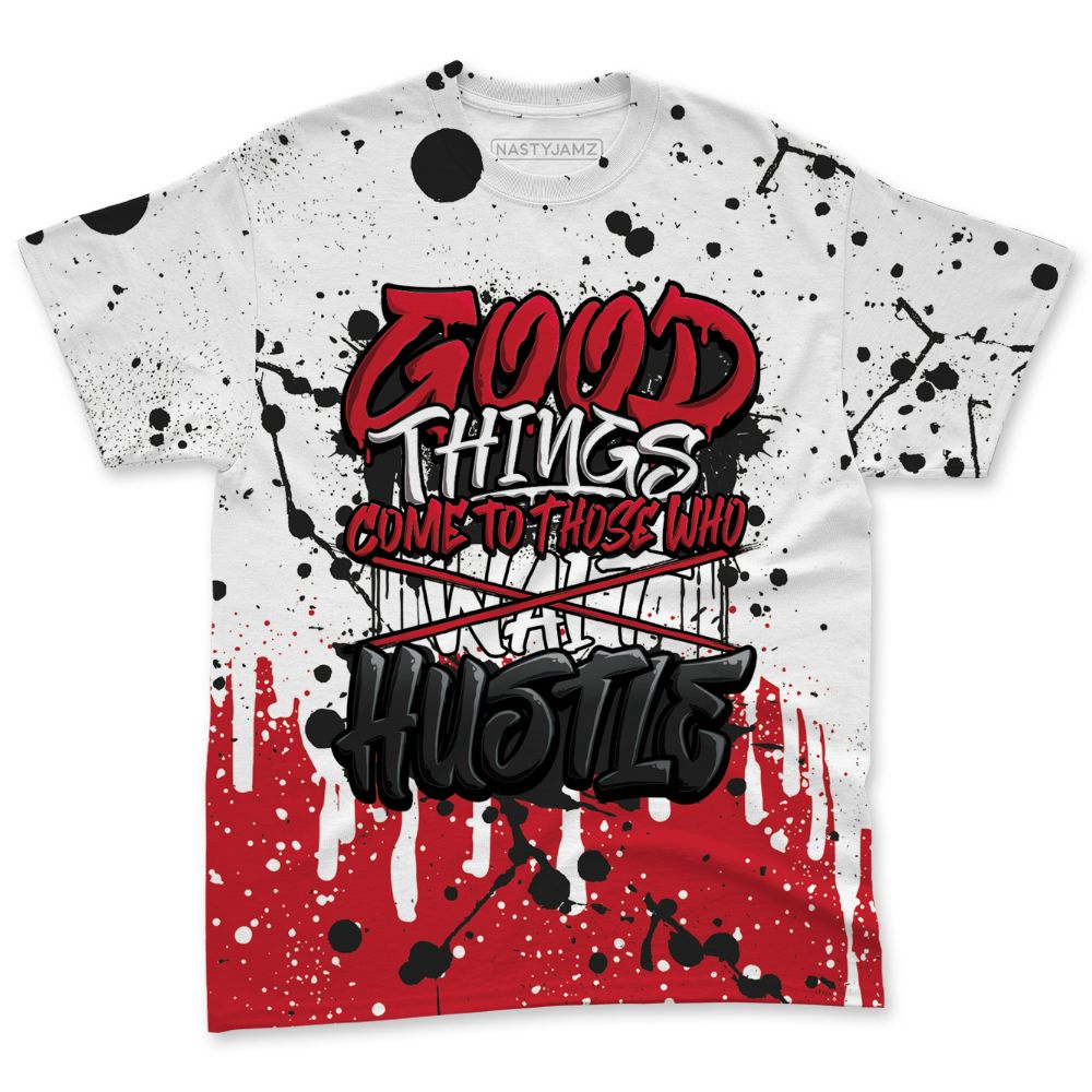 Fire-Red-5s-NastyJamz-T-Shirt-Match-Good-Things-All-Over-Print