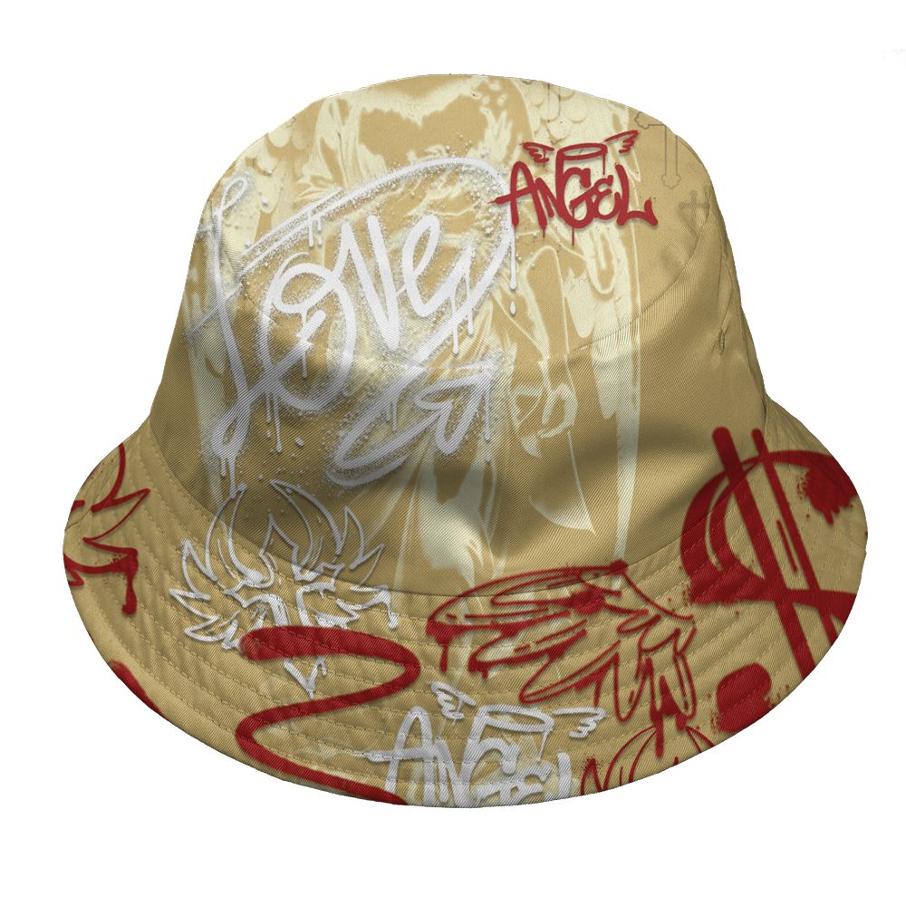 Pizza-4s-NastyJamz-Bucket-Hat-Match-Pattern-Angel-All-Over-Print