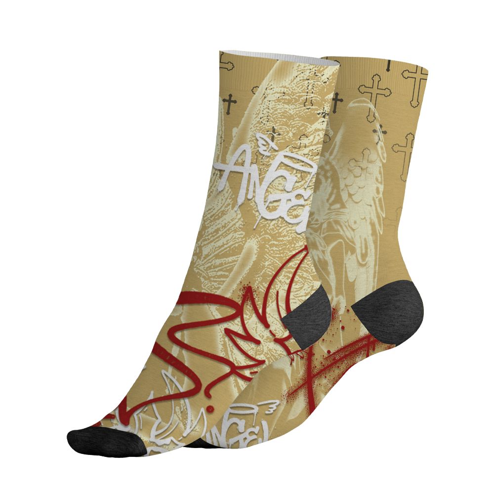 Pizza-4s-NastyJamz-Socks-Match-Pattern-Angel-All-Over-Print