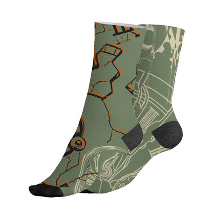 Undefeated-4s-NastyJamz-Socks-Match-Pattern-Broken-Time-All-Over-Print