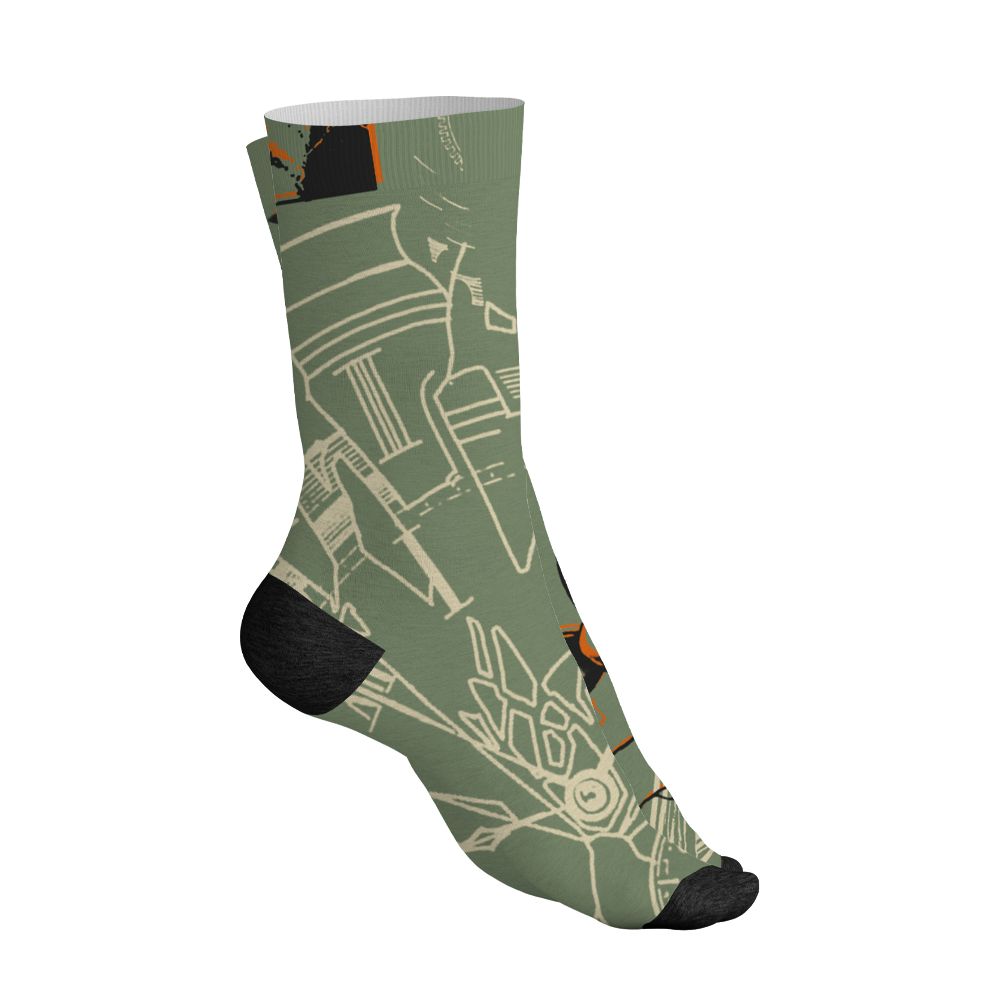Undefeated-4s-NastyJamz-Socks-Match-Pattern-Broken-Time-All-Over-Print