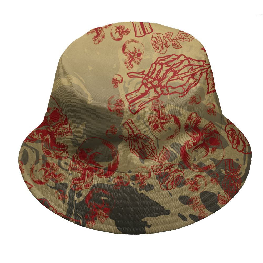 Pizza-4s-NastyJamz-Bucket-Hat-Match-Skulls-Pattern-All-Over-Print