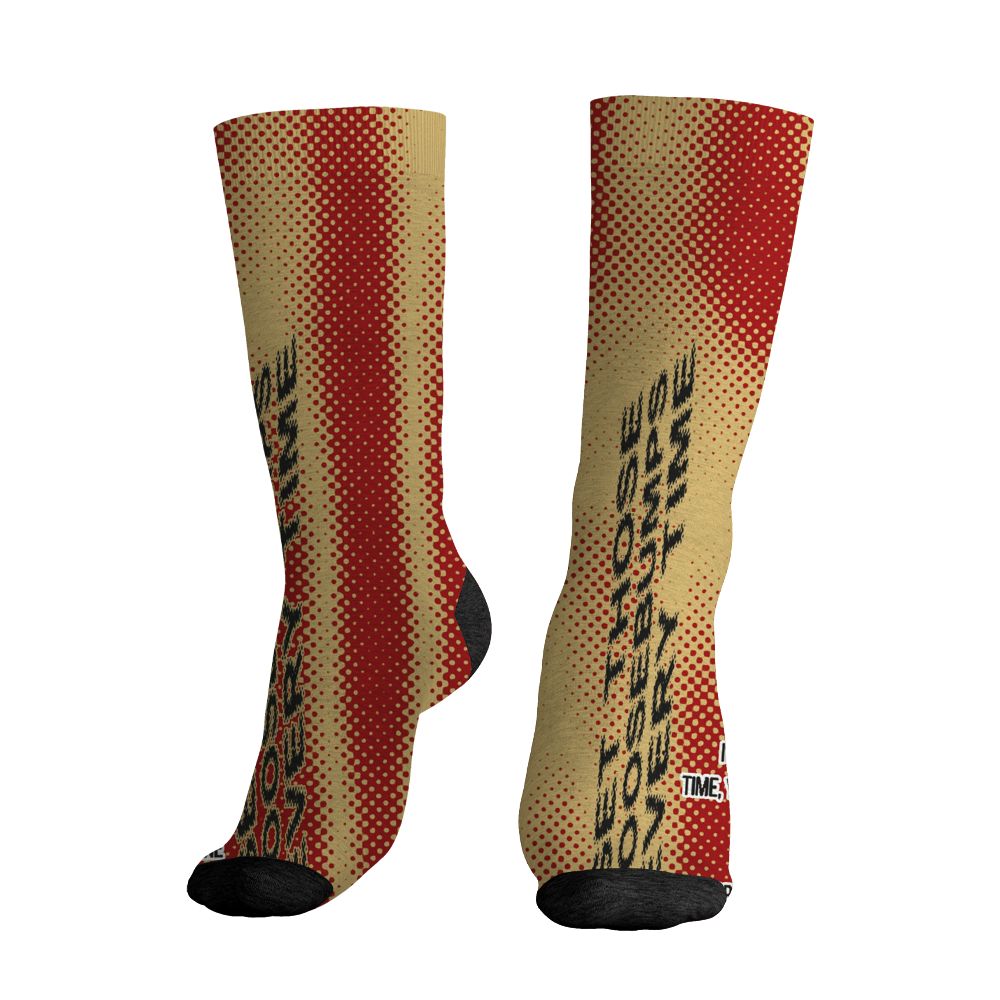 Pizza-4s-NastyJamz-Socks-Match-Pattern-Goosebumps-Vibe-All-Over-Print