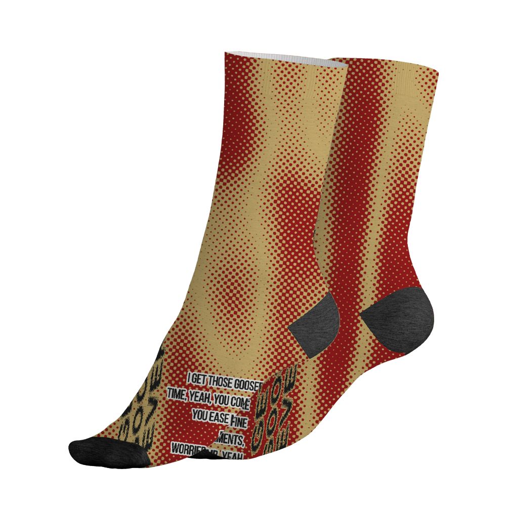 Pizza-4s-NastyJamz-Socks-Match-Pattern-Goosebumps-Vibe-All-Over-Print