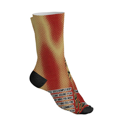 Pizza-4s-NastyJamz-Socks-Match-Pattern-Goosebumps-Vibe-All-Over-Print
