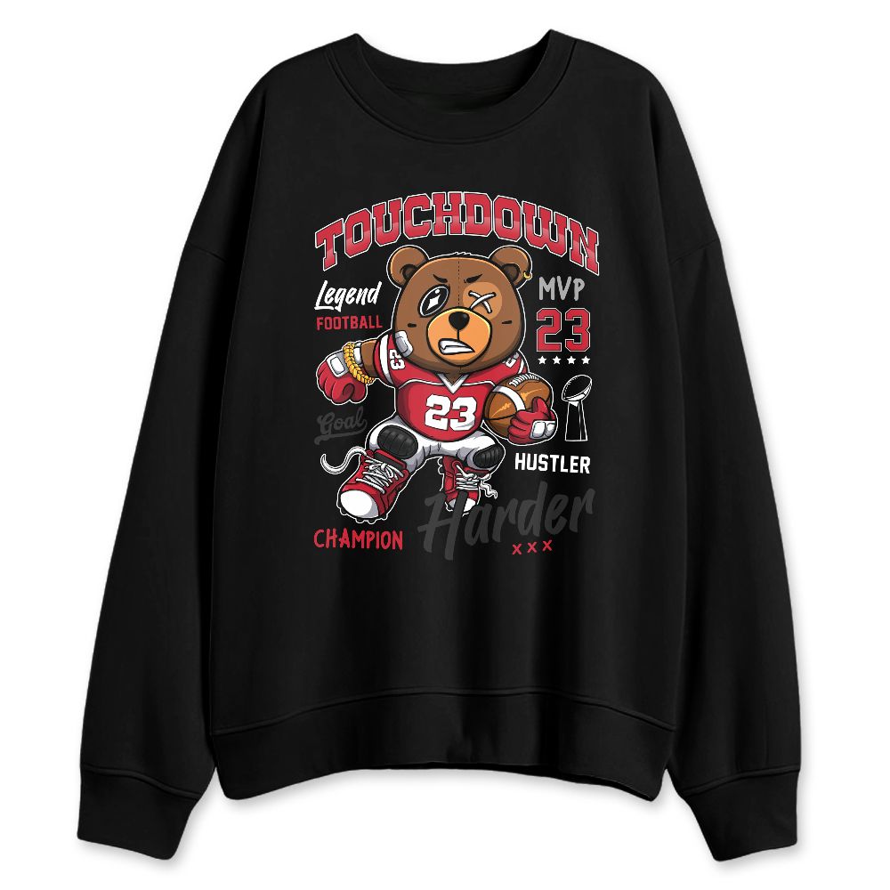 Fire-Red-5s-NastyJamz-Sweatshirt-Match-Touchdown-Harder
