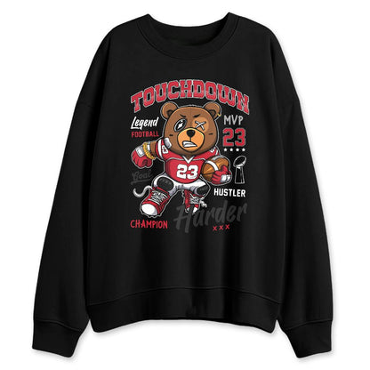 Fire-Red-5s-NastyJamz-Sweatshirt-Match-Touchdown-Harder