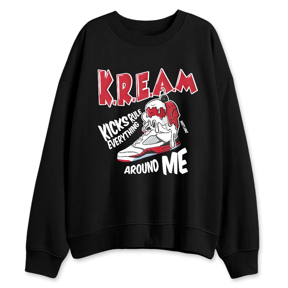 Fire-Red-5s-NastyJamz-Sweatshirt-Match-Kream-Sneaker