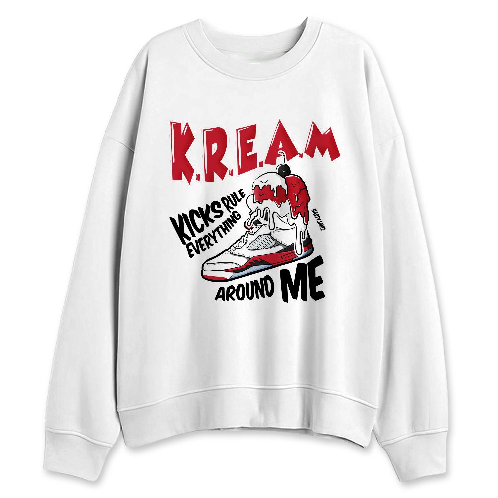 Fire-Red-5s-NastyJamz-Sweatshirt-Match-Kream-Sneaker